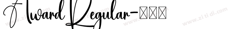 AwardRegular字体转换