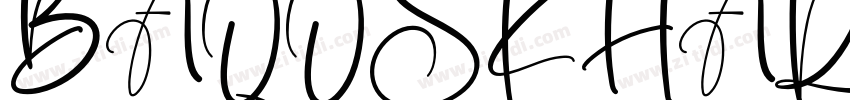 BAQOSKHARegular字体转换