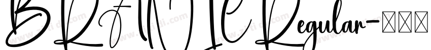 BRANICRegular字体转换