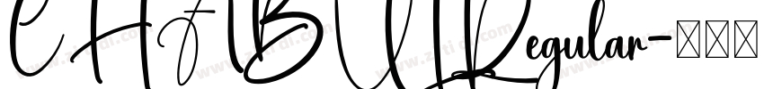 CHABULRegular字体转换