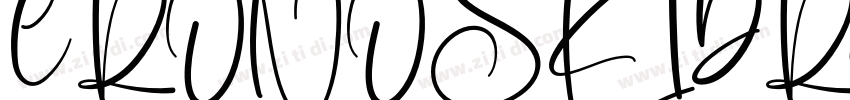 CRONOSKIDRegular字体转换