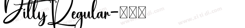 DittyRegular字体转换