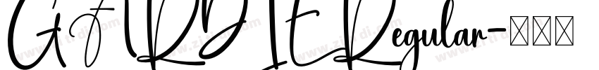 GARDIERegular字体转换