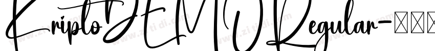 KriptoDEMORegular字体转换