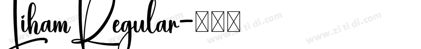 LihamRegular字体转换