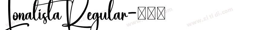 LonalistaRegular字体转换