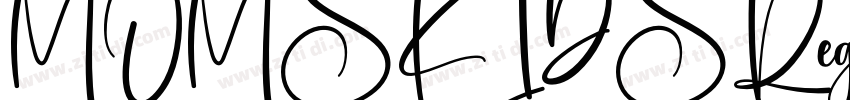 MOMSKIDSRegular字体转换 MOMSKIDSRegular字体转换