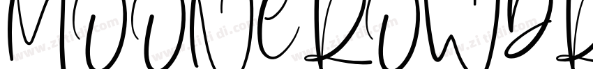 MOONCROWDRegularAlib字体转换 MOONCROWDRegularAlib字体转换