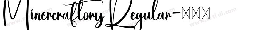 MinercraftoryRegular字体转换