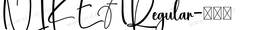 NIKEARegular字体转换