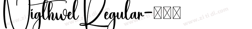 NigthwelRegular字体转换