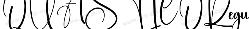 QUASTICORegular字体转换