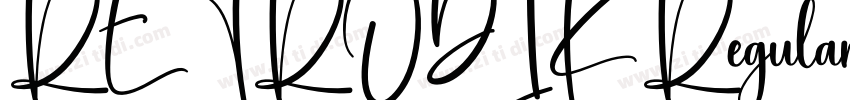 RETRODIKRegular字体转换 RETRODIKRegular字体转换