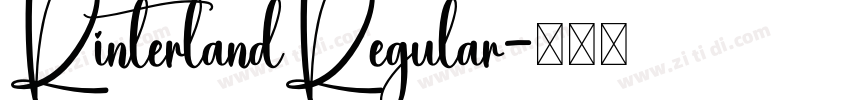 RinterlandRegular字体转换