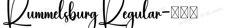 RummelsburgRegular字体转换