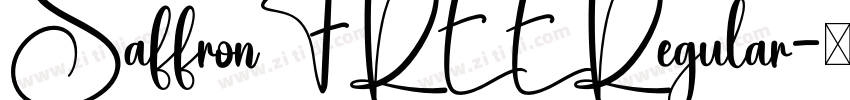 SaffronFREERegular字体转换 SaffronFREERegular字体转换