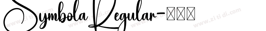 SymbolaRegular字体转换