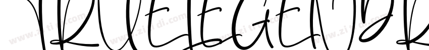 TRUELEGENDRegular字体转换 TRUELEGENDRegular字体转换