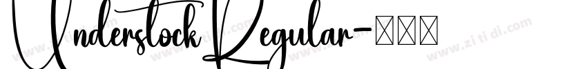 UnderstockRegular字体转换