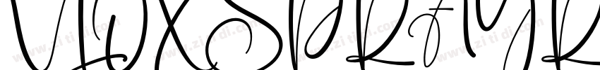 VLOXSPRAYRegular字体转换