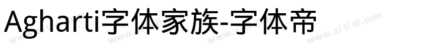 Agharti字体家族字体转换