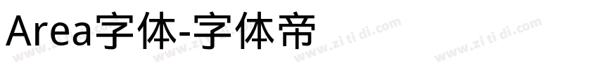 Area字体字体转换