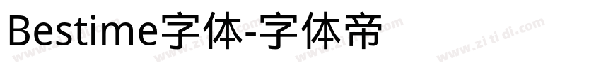 Bestime字体字体转换