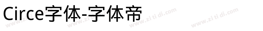 Circe字体字体转换