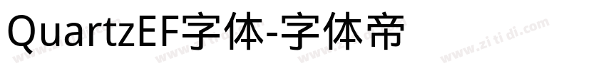 QuartzEF字体字体转换