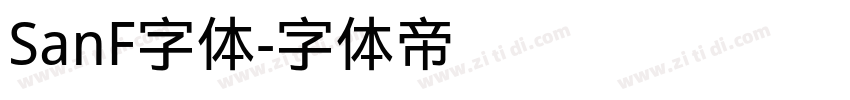 SanF字体字体转换