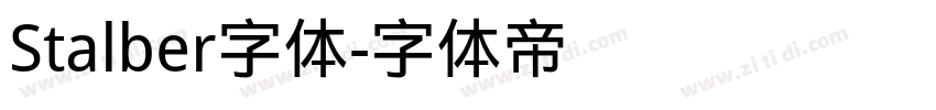 Stalber字体字体转换