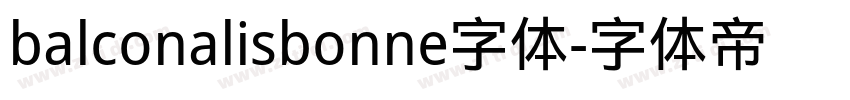 balconalisbonne字体字体转换