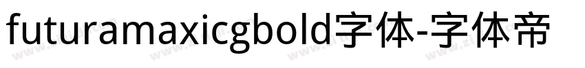 futuramaxicgbold字体字体转换