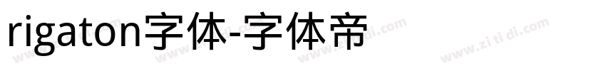 rigaton字体字体转换