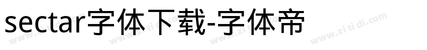 sectar字体下载字体转换