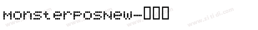 MonsterPosNew字体转换