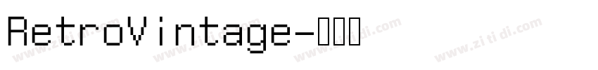 RetroVintage字体转换