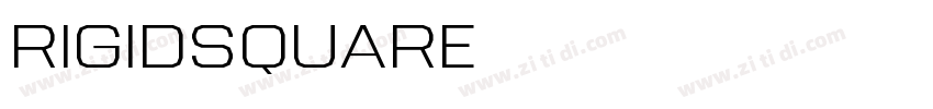 RigidSquare字体转换