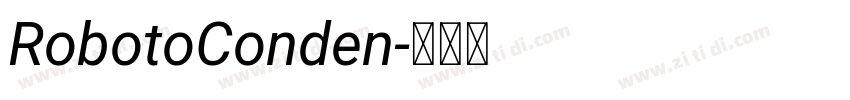 RobotoConden字体转换