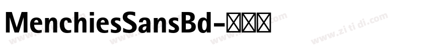 MenchiesSansBd字体转换