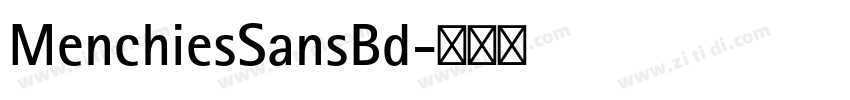 MenchiesSansBd字体转换