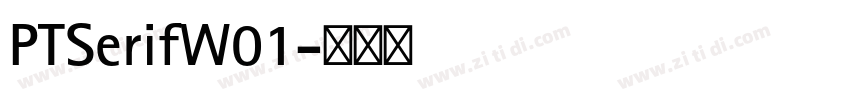 PTSerifW01字体转换 PTSerifW01字体转换