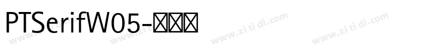 PTSerifW05字体转换