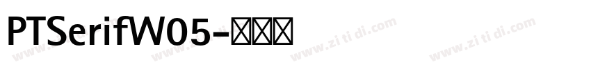 PTSerifW05字体转换