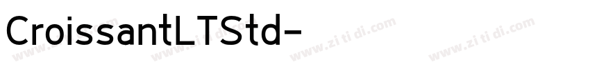 CroissantLTStd字体转换