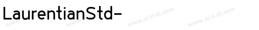 LaurentianStd字体转换
