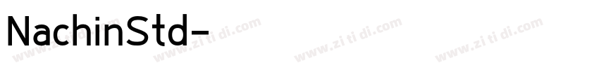 NachinStd字体转换