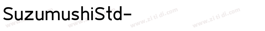 SuzumushiStd字体转换