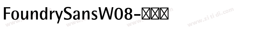 FoundrySansW08字体转换 FoundrySansW08字体转换