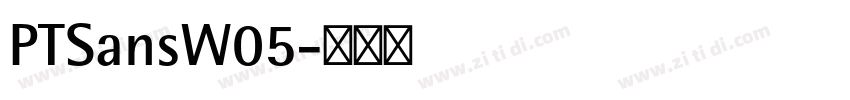 PTSansW05字体转换